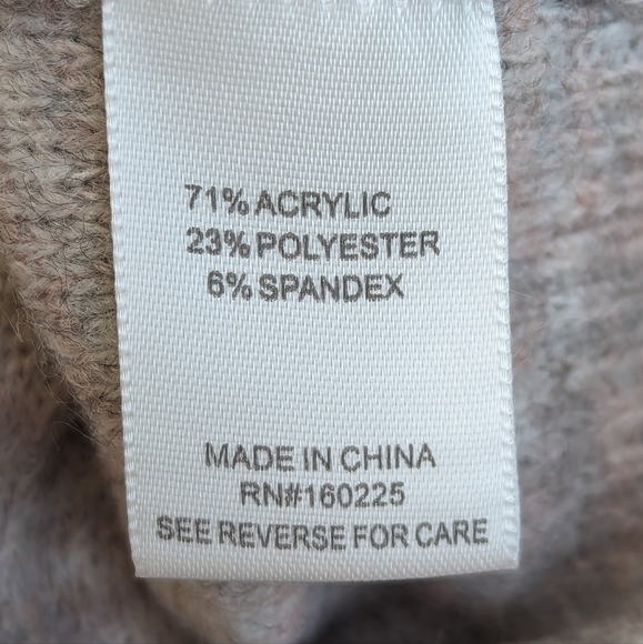 NWT Nordstrom Rack StitchDrop Shin Length Grey W/Subtle Pink Hues Sweater Dress - Picture 6 of 10